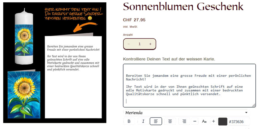 Dein Bild, Dein Text, Deine Kerze – So einfach geht’s! Dein Bild, Dein Text, Deine Kerze – So einfach geht’s!